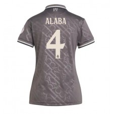 Real Madrid David Alaba #4 Tredjedrakt Kvinner 2024-25 Kortermet